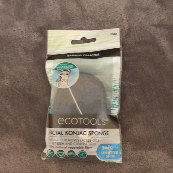 NWT π ecotools Charcoal Facial Konjac Sponge - Picture 4 of 9